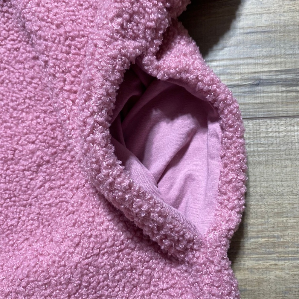 Universal Thread Women's Floral Colorblock 1/2 Zip Sherpa Pullover Size XL Pink - Picture 10 of 11